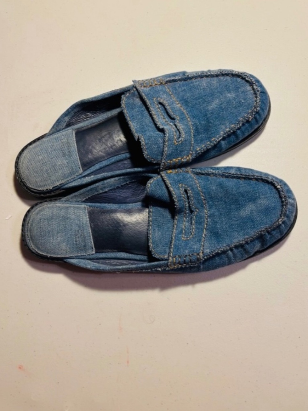 Jeffrey Campbell  Denim Slides Slip On Sz 10